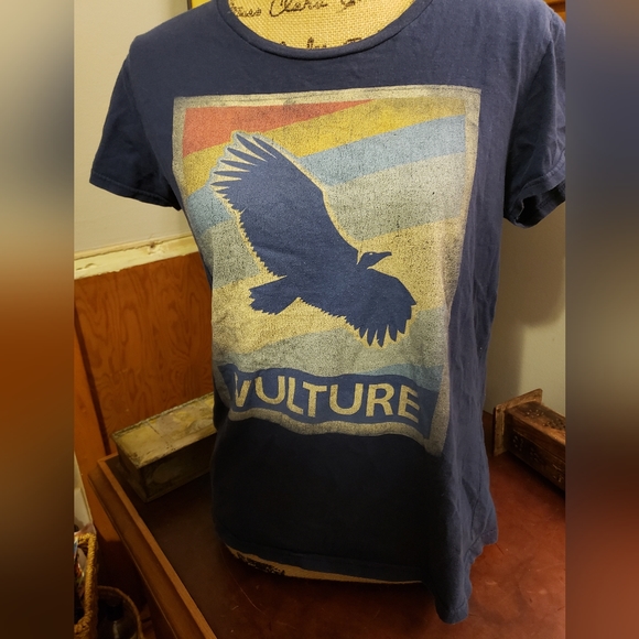 Y2K Slim Crew Vulture Tee RARE - Picture 4 of 4